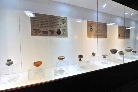 陶器展示  博物馆 文物考古