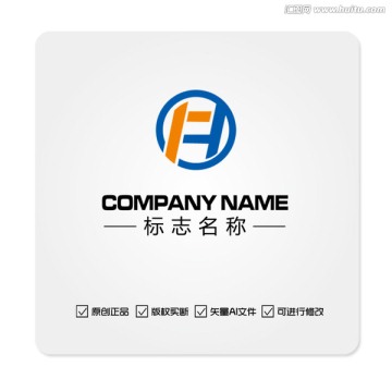 FH字母LOGO