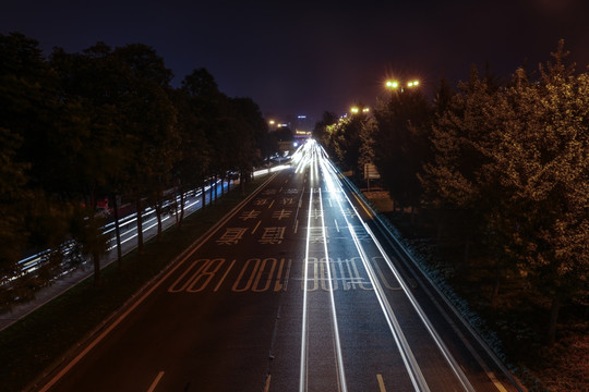 公路夜景