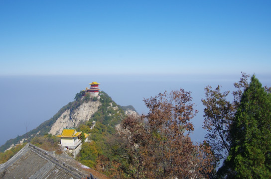 西安南五台景区风光