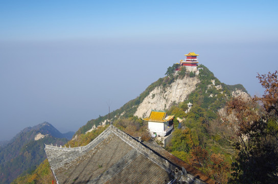 西安南五台景区风光