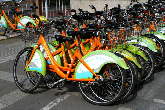 公共自行车 绿色出行 单车