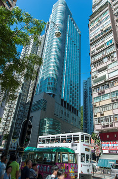 香港拥挤的街头
