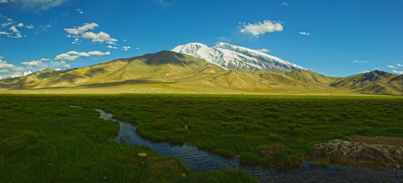 冰山与湿地