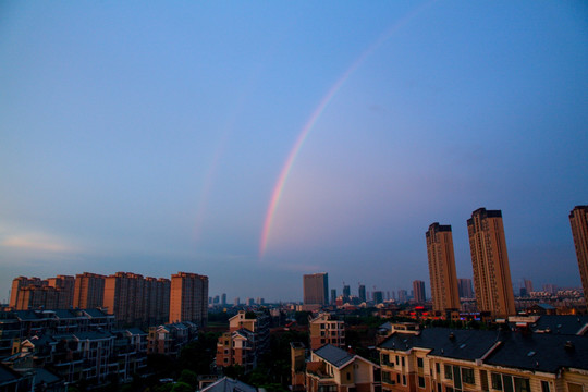 晚霞 镇江大景 天空