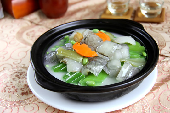凉瓜黄豆鳄鱼皮