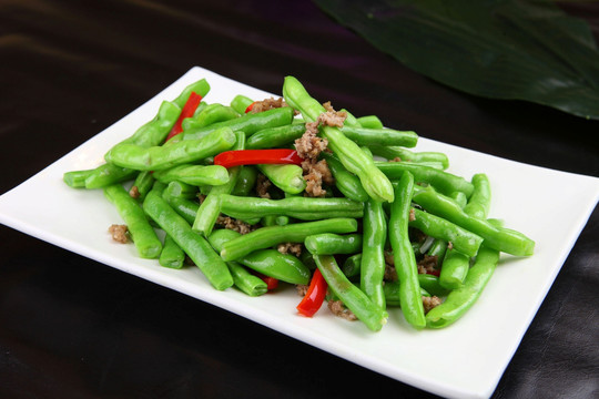 泰式肉碎炒四季豆