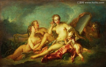 欧式古典人物油画