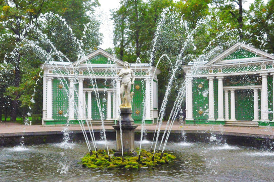 圣彼得堡 夏宫喷泉