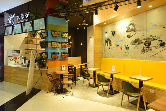 甜品店 鲜榨果汁店