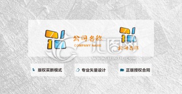 卡通抽象LOGO设计 商标设计