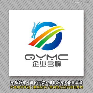 HJ字母龙元素logo出售