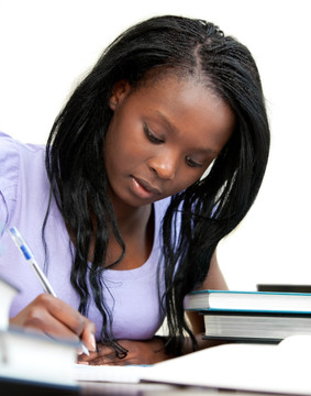 美国黑人在家学习
