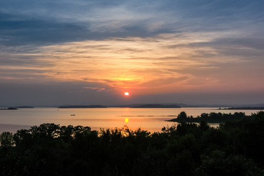 夕阳 晚霞 落日