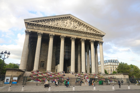 法国巴黎古典建筑 玛德莲教堂