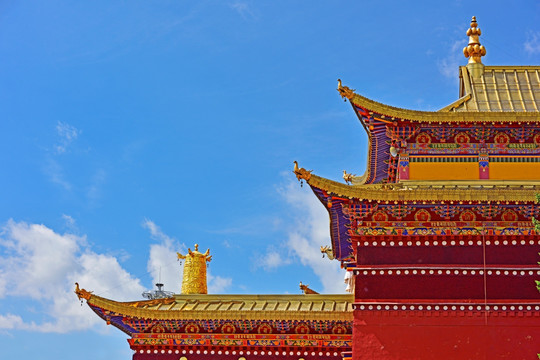 藏传佛教建筑 朗依寺