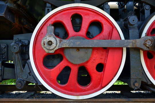 火车轮 蒸汽机车