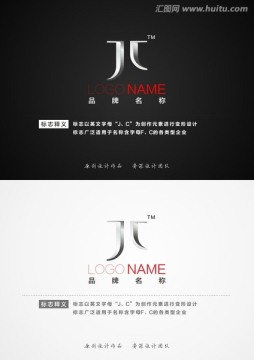 JC 字母logo