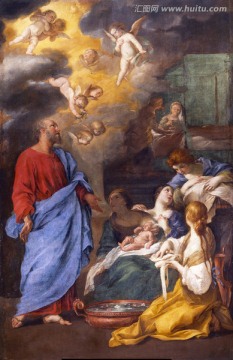 天使宗教古典人物油画