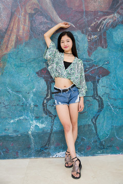 长腿美女