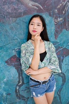 长腿美女