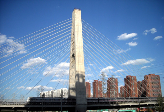 北京地铁立水桥 高架桥