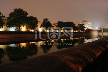 故宫建筑夜景