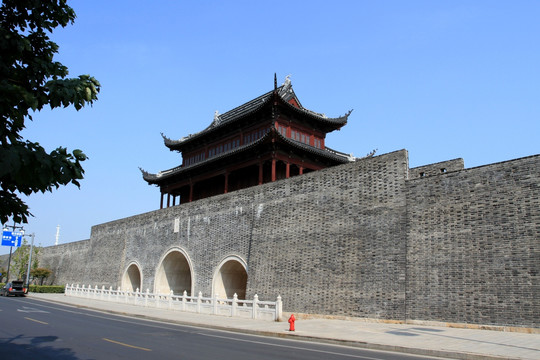 苏州 平门城墙 城楼