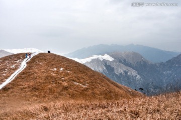 雪山上