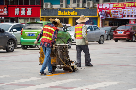 道路划线