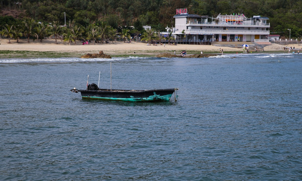 阳西 沙扒湾 小船