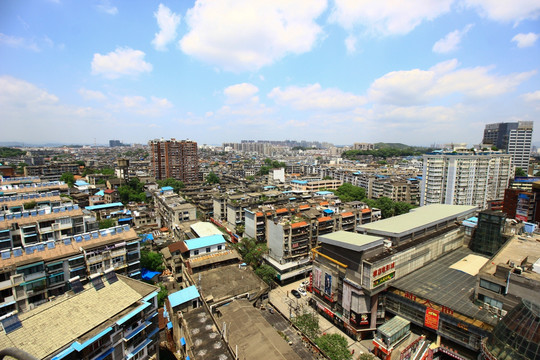 江西省景德镇市鸟瞰图