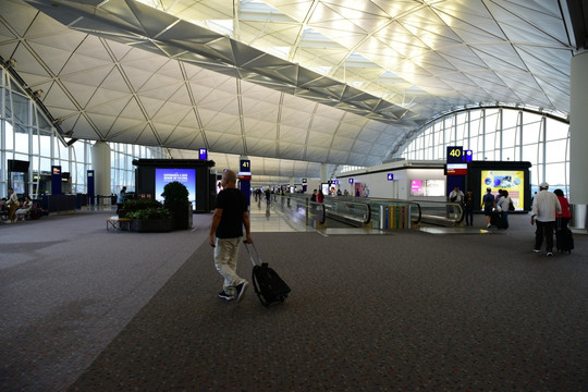 香港机场候机楼