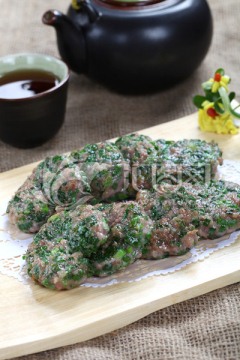 香煎韭菜饼