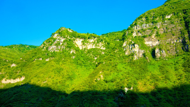 大山 夕阳