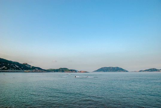 大海 海洋 舟山群岛 山 岩石