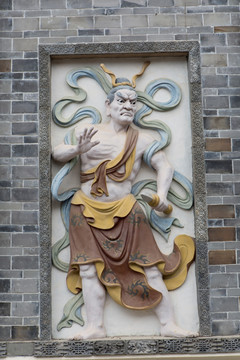 民族建筑 浮雕