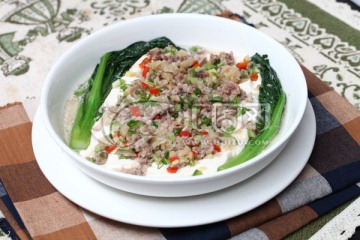 肉沫蒸豆腐