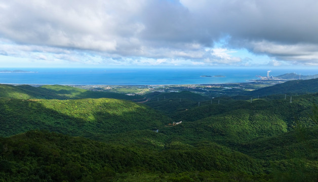 青山 山脉 群山 海湾