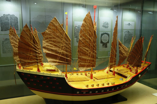 郑和船队模型