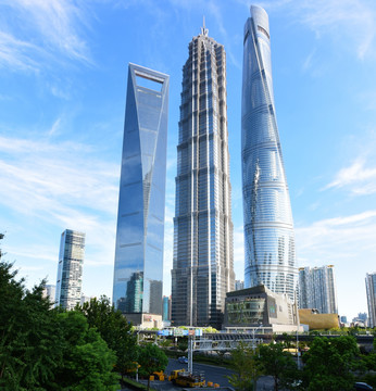 上海中心大厦 陆家嘴高层建筑