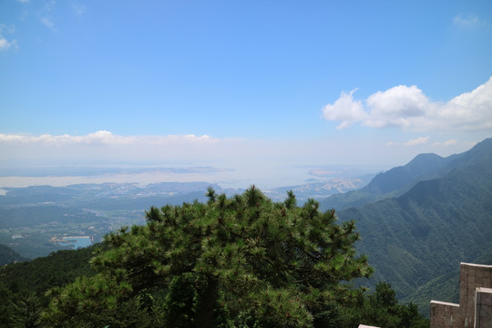 庐山含鄱口 远眺鄱阳湖