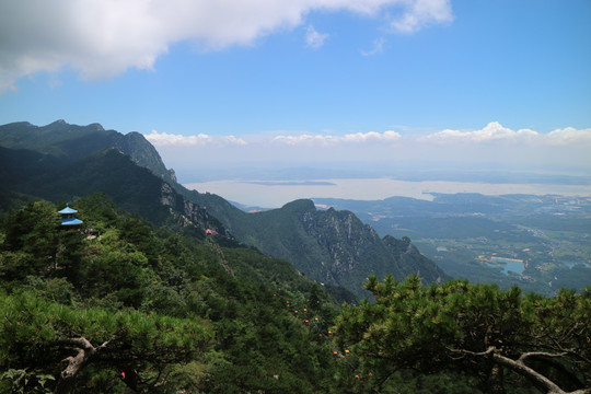 庐山含鄱口 远眺鄱阳湖