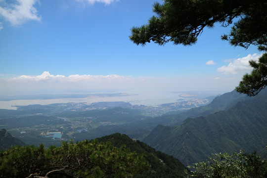 庐山含鄱口 远眺鄱阳湖