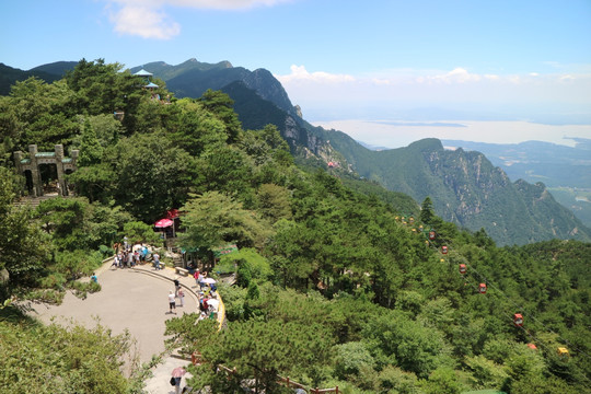 庐山含鄱口 远眺鄱阳湖