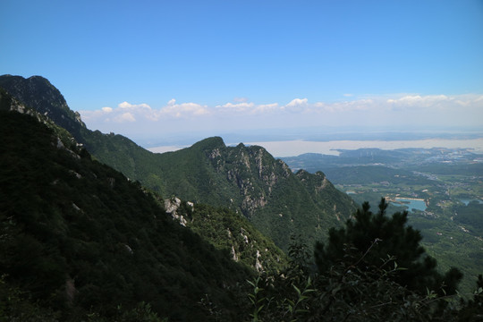 庐山含鄱口 远眺鄱阳湖