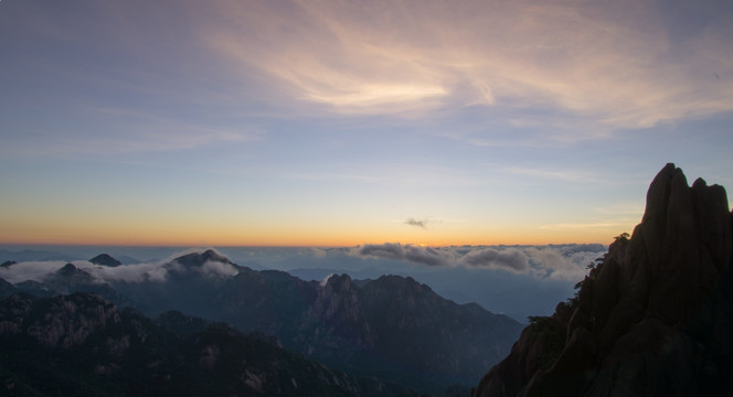 黄山全景图