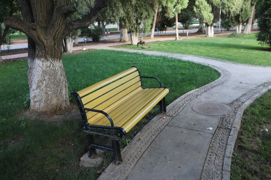 公园 休闲椅