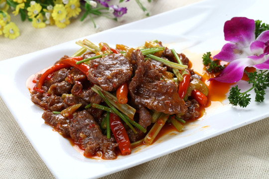 小炒牛肉