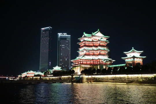 南昌滕王阁夜景